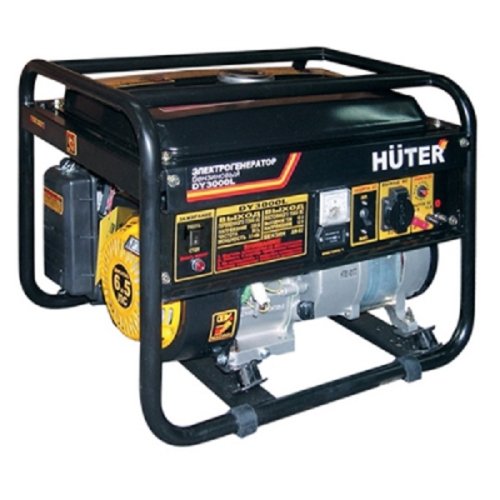 Бензогенератор Huter DY4000LX электростартер картинка